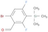 Benzaldehyde, 6-bromo-2,4-difluoro-3-(trimethylsilyl)-