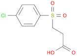 propanoic acid, 3-[(4-chlorophenyl)sulfonyl]-