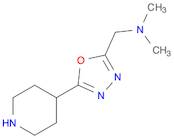 N,N-Dimethyl-1-(5-(piperidin-4-yl)-1,3,4-oxadiazol-2-yl)methanamine