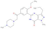 5-[2-ETHOXY-5-[2-(4-METHYL-(PIPERAZIN-1-YL))ACETYL]PHENYL]-1,6-DIHYDRO-1-METHYL-3-PROPYL-7H-PYRAZO…