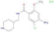 4-Amino-5-chloro-2-methoxy-N-(piperidin-4-ylmethyl)benzamide hydrochloride