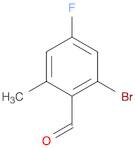 2-BROMO-4-FLUORO-6-METHYLBENZALDEHYDE