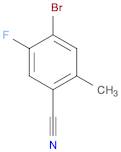 4-Bromo-5-fluoro-2-methylbenzonitrile