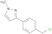 3-[4-(chloromethyl)phenyl]-1-methyl-1h-pyrazole