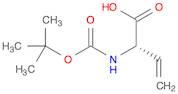 3-Butenoic acid, 2-[[(1,1-dimethylethoxy)carbonyl]amino]-, (2S)-