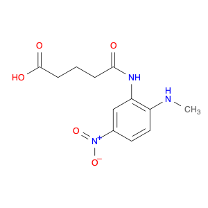 5-((2-(Methylamino)-5-nitrophenyl)amino)-5-oxopentanoic acid