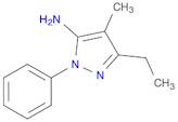 3-ETHYL-4-METHYL-1-PHENYL-1H-PYRAZOL-5-AMINE