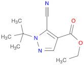 Ethyl 1-(tert-butyl)-5-cyano-1H-pyrazole-4-carboxylate