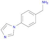 1-[4-(1H-Imidazol-1-yl)phenyl]methanamine