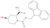 1,2-Piperidinedicarboxylic acid, 4-hydroxy-, 1-(9H-fluoren-9-ylmethyl)ester, (2S,4R)-