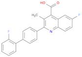 6-Fluoro-2-(2'-fluoro-[1,1'-biphenyl]-4-yl)-3-methylquinoline-4-carboxylic acid