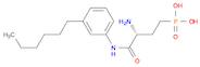 [(3R)-3-amino-4-[(3-hexylphenyl)amino]-4-oxobutyl]-phosphonic acid