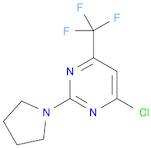 4-chloro-2-pyrrolidin-1-yl-6-(trifluoromethyl)pyrimidine