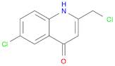 6-CHLORO-2-(CHLOROMETHYL)-4(1H)-QUINOLINONE