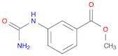 Benzoic acid,3-[(aminocarbonyl)amino]-, methyl ester