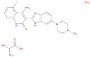 4-Amino-5-fluoro-3-(6-(4-methylpiperazin-1-yl)-1H-benzo[d]imidazol-2-yl)quinolin-2(1H)-one 2-hyd...