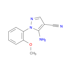 1H-Pyrazole-4-carbonitrile, 5-amino-1-(2-methoxyphenyl)-