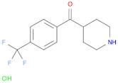 Methanone, 4-piperidinyl[4-(trifluoromethyl)phenyl]-, hydrochloride