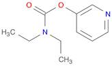 Carbamic acid,N,N-diethyl-,3-pyridinyl ester