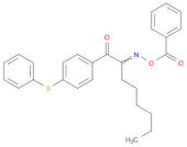 2-((Benzoyloxy)imino)-1-(4-(phenylthio)phenyl)octan-1-one