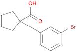 Cyclopentanecarboxylic acid, 1-(3-bromophenyl)-