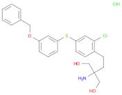 2-Amino-2-(4-((3-(benzyloxy)phenyl)thio)-2-chlorophenethyl)propane-1,3-diol hydrochloride