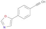 5-(4-Ethynylphenyl)oxazole