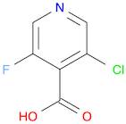 3-Chloro-5-fluoroisonicotinic acid