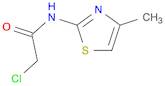 2-Chloro-N-(4-methylthiazol-2-yl)acetamide