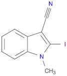 2-Iodo-1-methyl-1H-indole-3-carbonitrile