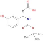 Benzenepropanoic acid, b-[[(1,1-dimethylethoxy)carbonyl]amino]-3-hydroxy-, (bR)-