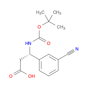 (3S)-3-[(TERT-BUTOXY)CARBONYLAMINO]-3-(3-CYANOPHENYL)PROPANOIC ACID