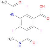 Benzoic acid,3-(acetylamino)-2,4,6-triiodo-5-[(methylamino)carbonyl]-