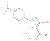 Ethyl 4-hydroxy-2-(4-(trifluoromethyl)phenyl)thiazole-5-carboxylate