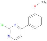 2-Chloro-4-(3-methoxyphenyl)pyrimidine