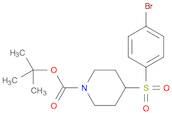 4-(4-BROMO-BENZENESULFONYL)-PIPERIDINE-1-CARBOXYLIC ACID TERT-BUTYL ESTER