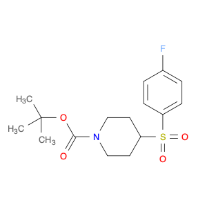 4-(4-FLUORO-BENZENESULFONYL)-PIPERIDINE-1-CARBOXYLIC ACID TERT-BUTYL ESTER