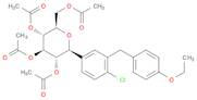 (2R,3R,4R,5S,6S)-2-(Acetoxymethyl)-6-(4-chloro-3-(4-ethoxybenzyl)phenyl)tetrahydro-2H-pyran-3,4,5-…