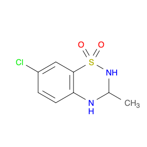 7-Chloro-3-methyl-3,4-dihydro-2H-benzo[e][1,2,4]thiadiazine 1,1-dioxide