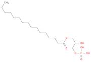 Hexadecanoic acid,2-hydroxy-3-(phosphonooxy)propyl ester