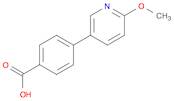 4-(6-Methoxypyridin-3-yl)benzoic acid