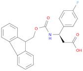 (R)-3-((((9H-Fluoren-9-yl)methoxy)carbonyl)amino)-3-(4-fluorophenyl)propanoic acid