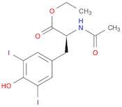 (S)-Ethyl 2-acetamido-3-(4-hydroxy-3,5-diiodophenyl)propanoate