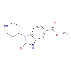 Methyl 2-oxo-1-(piperidin-4-yl)-2,3-dihydro-1H-benzo[d]imidazole-5-carboxylate