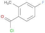 Benzoyl chloride,4-fluoro-2-methyl-