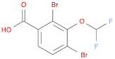 2,4-Dibromo-3-(difluoromethoxy)benzoic acid