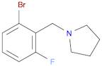 1-[(2-Bromo-6-fluorophenyl)methyl]pyrrolidine