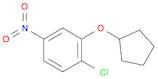 1-Chloro-2-(cyclopentyloxy)-4-nitrobenzene