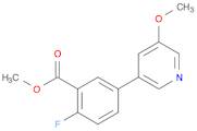 Methyl 2-fluoro-5-(5-methoxypyridin-3-yl)benzoate