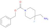 Benzyl 4-(aminomethyl)-4-fluoropiperidine-1-carboxylate